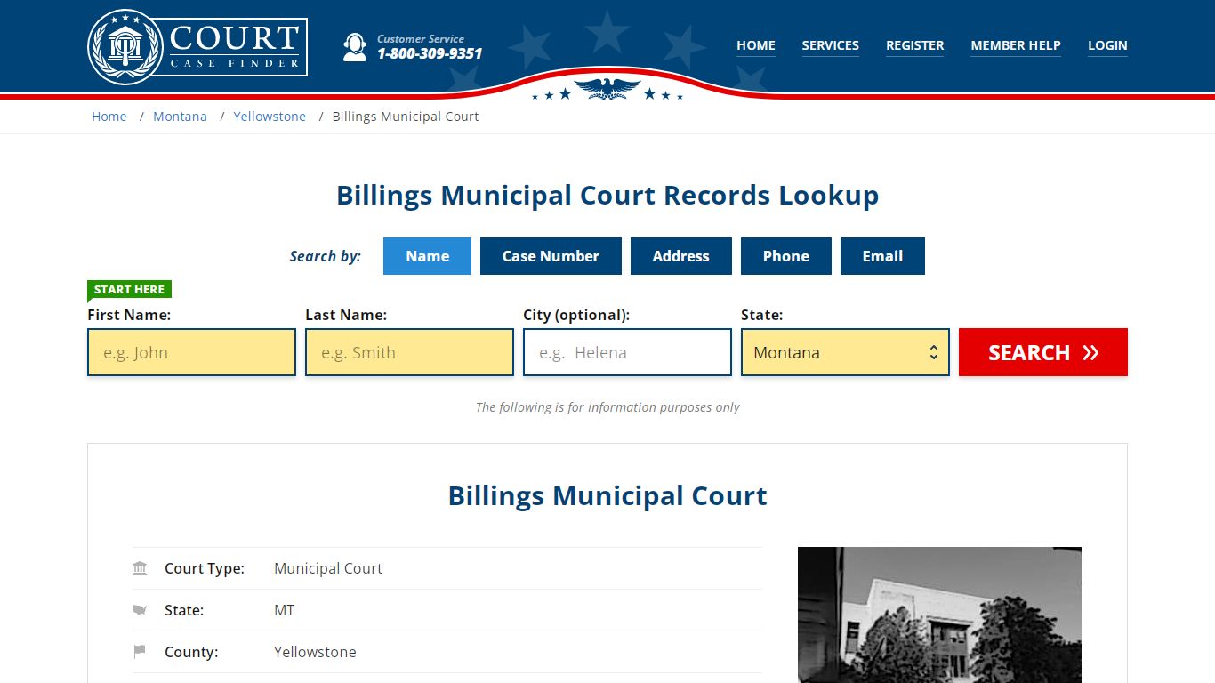 Billings Municipal Court Records | Billings, Yellowstone County, MT ...